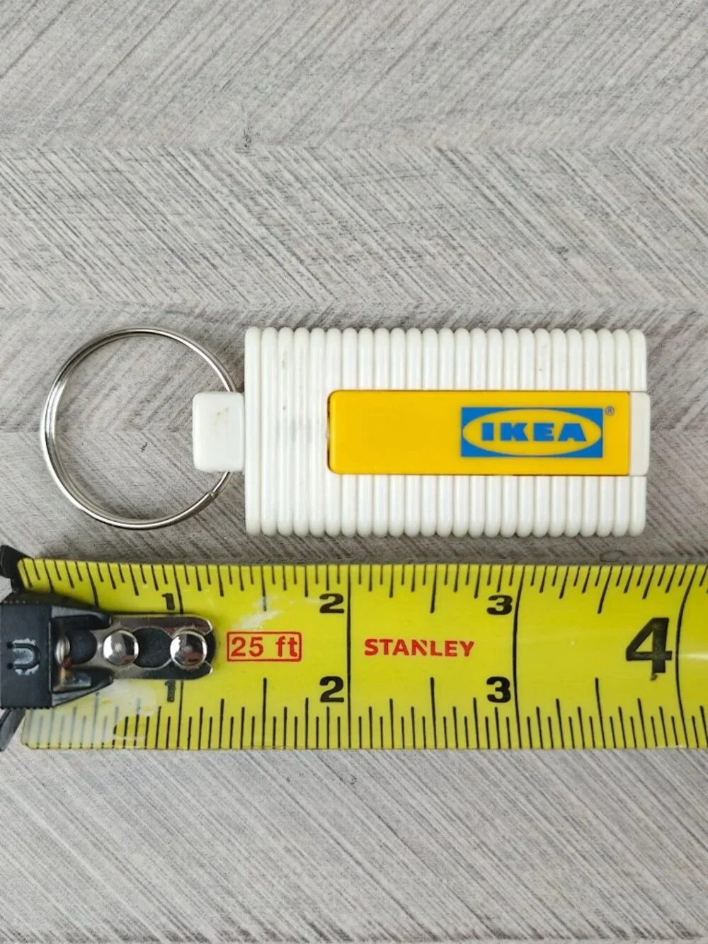 Vintage Ikea Keychain Retractable Pen Swedish For Common Sense